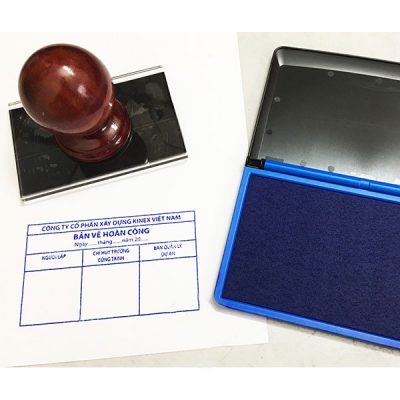 Loại khắc dấu hoàn công cho các đơn vị xây dựng, tổng thầu xây dựng