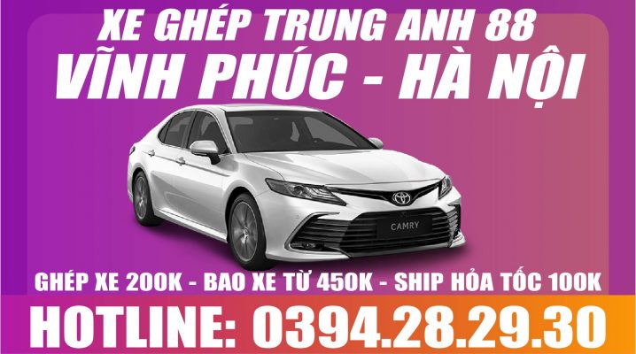 xe ghép Vĩnh Phúc Hà Nội